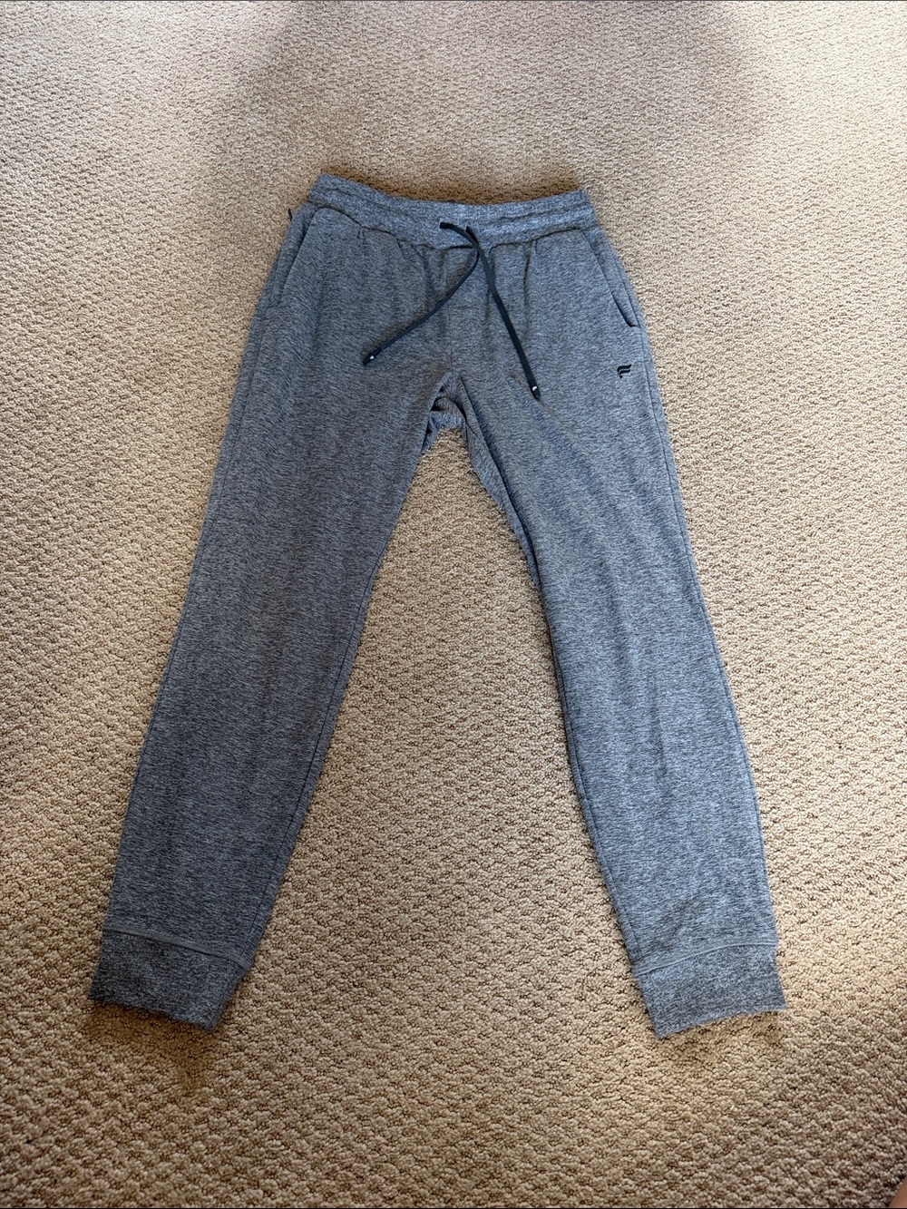 Men's Gray Fabletics Jogger Pants - Comfortable Everyday Sweatpants